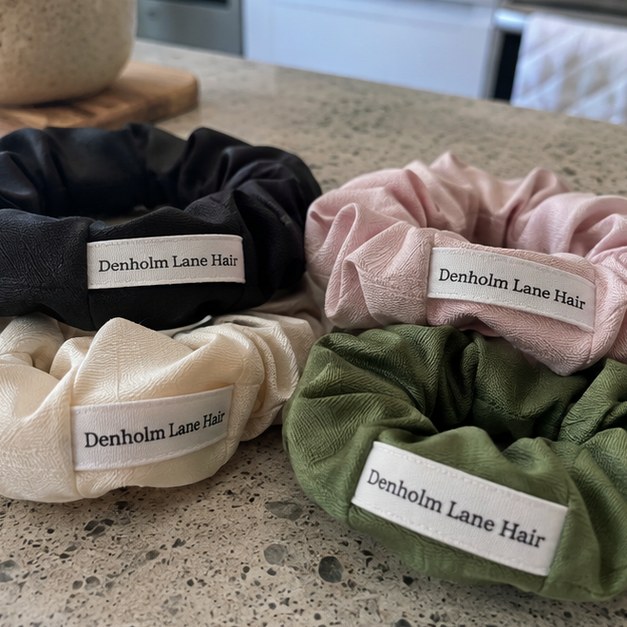 Custom scrunchies — customer photo