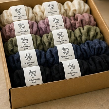 Customized scrunchies for gyms, teams and sport