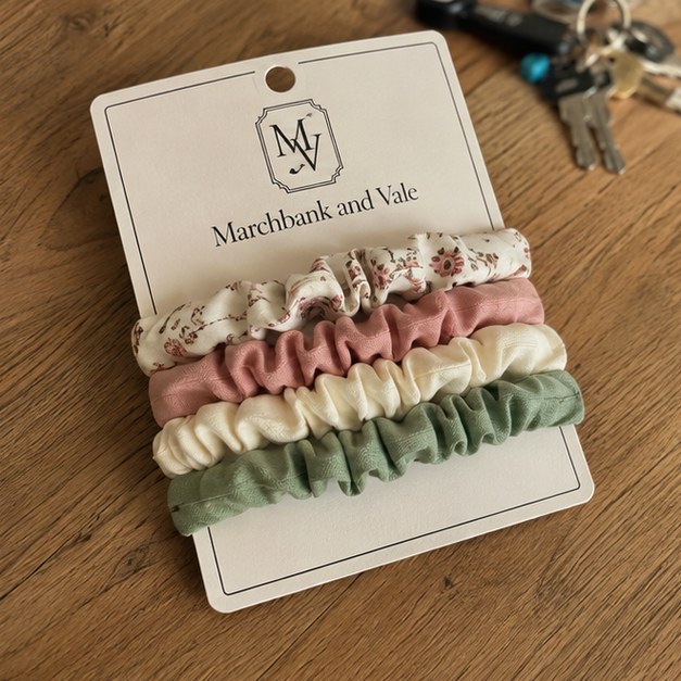 Personalized scrunchies — customer photo